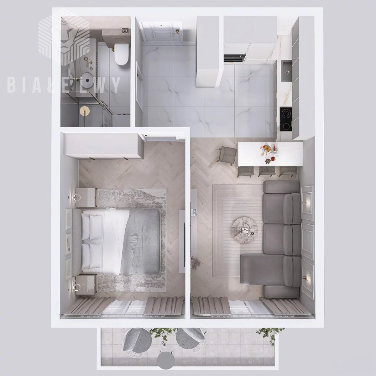 2 pokoje, mieszkanie 37,33 m², piętro 2, oferta nr , BLN883585, Warszawa, Białołęka, Białołęka, Leona Berensona