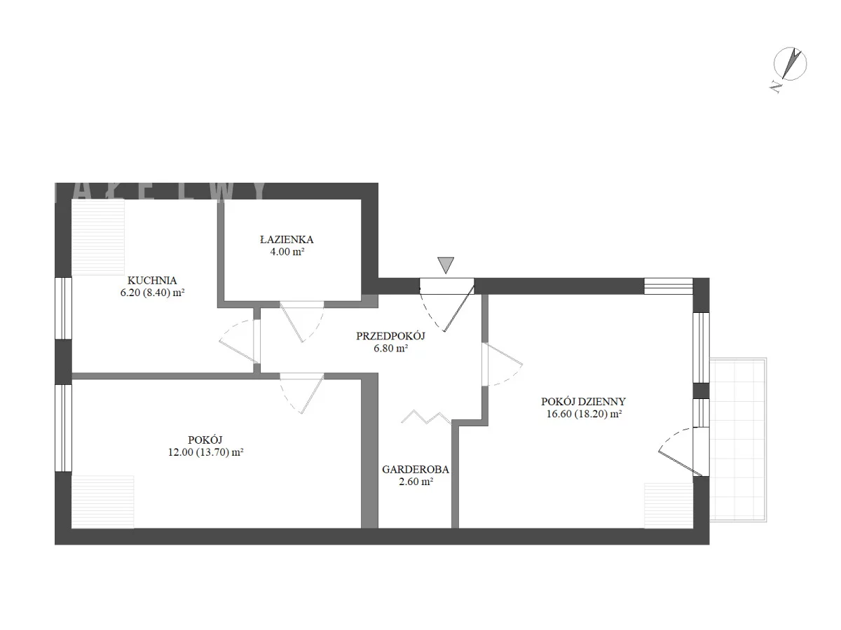 2 pokoje, mieszkanie 48,30 m², piętro 3, oferta nr , BLN571314, Warszawa, Białołęka, Białołęka, Skarbka Z Gór