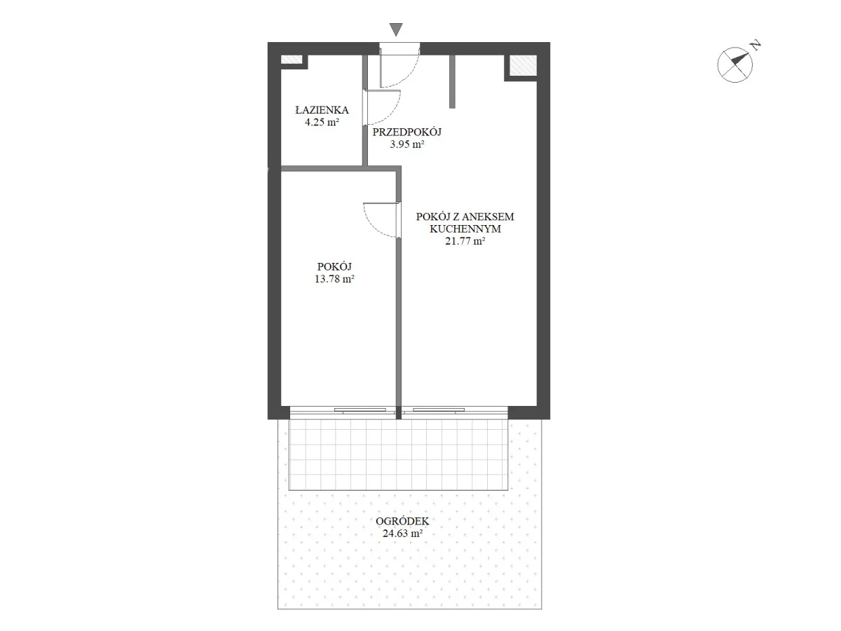 2 pokoje, mieszkanie 43,75 m², parter, oferta nr , BLN503198, Warszawa
