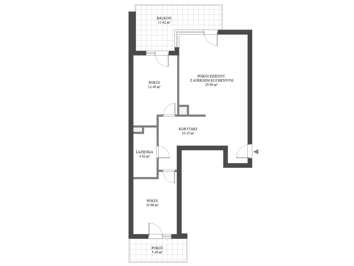 3 pokoje, mieszkanie 66,36 m², piętro 1, oferta nr , BLN591185, Warszawa, Włochy, Włochy