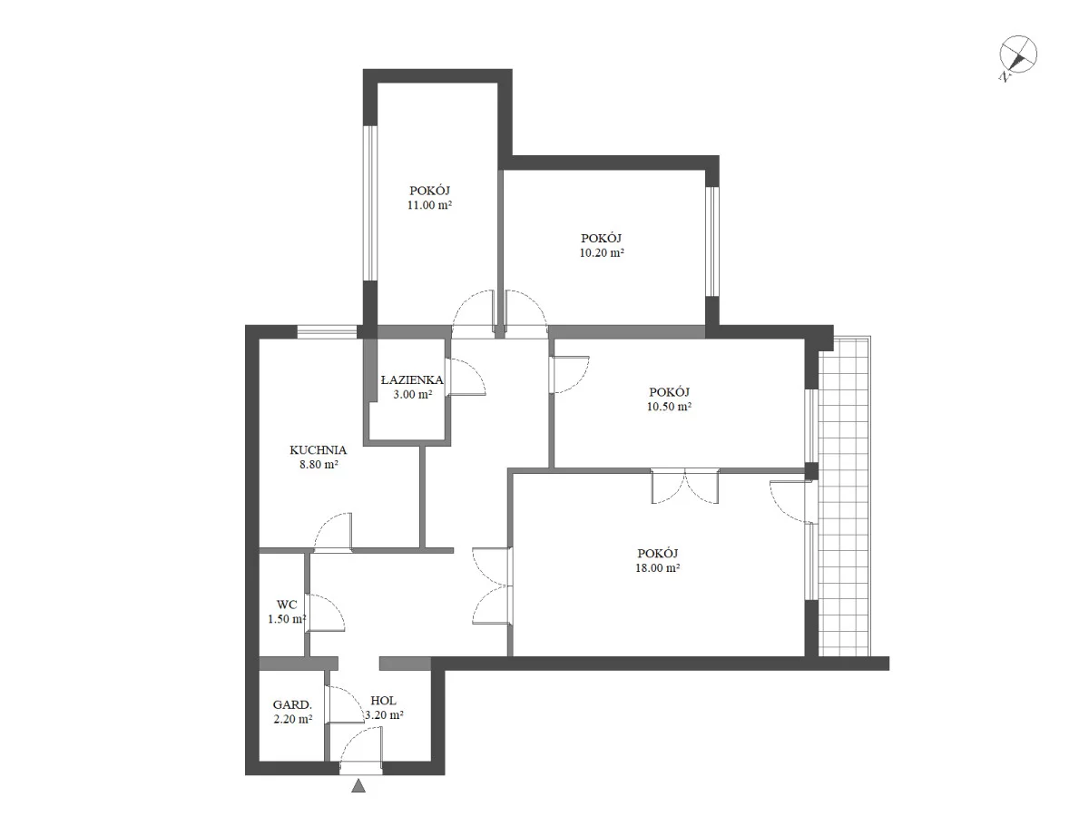 4 pokoje, mieszkanie 83,50 m², piętro 2, oferta nr , BLN390391, Warszawa, Kobielska
