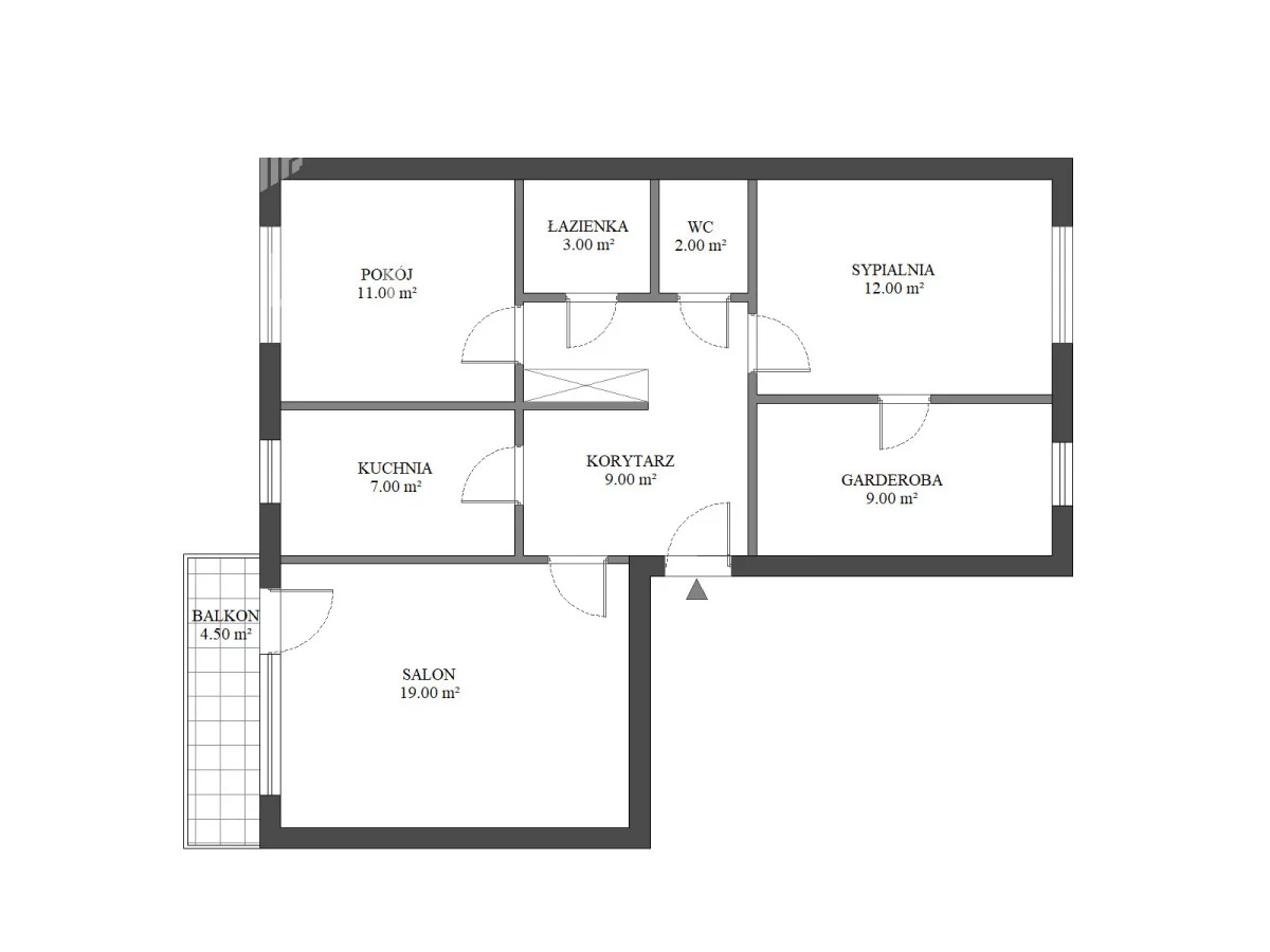 4 pokoje, mieszkanie 72,70 m², piętro 9, oferta nr , BLN541829, Warszawa, Bielany, Bielany, Wojciecha Bogusławskiego