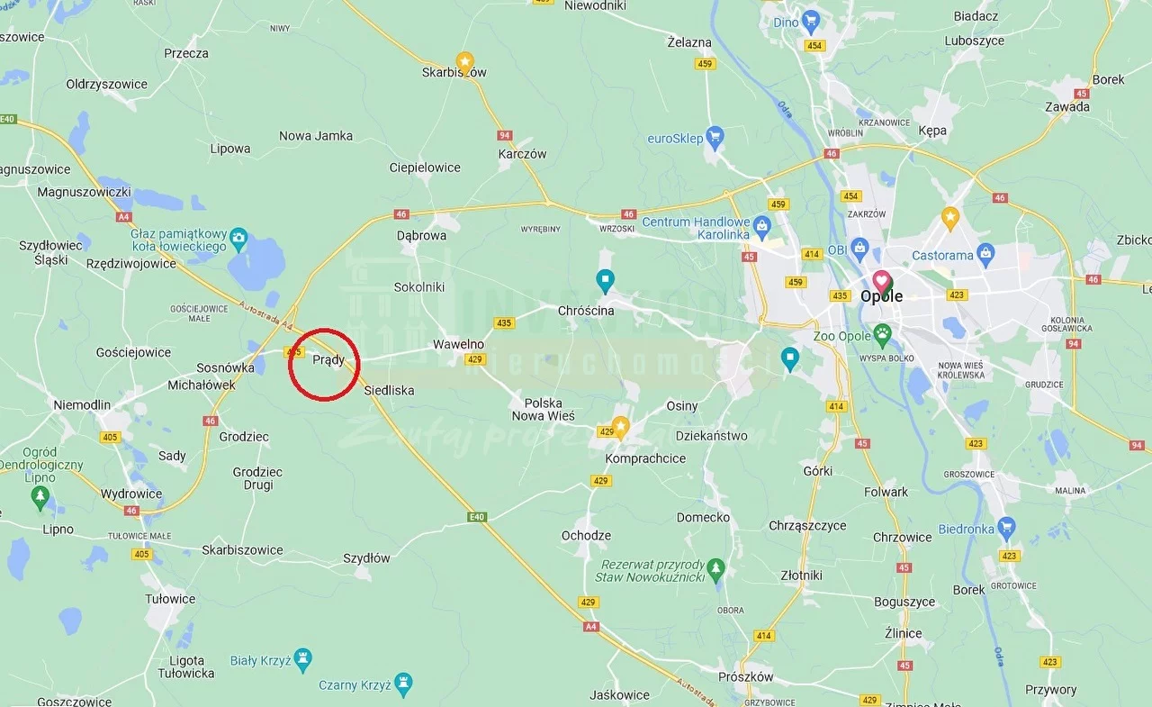 Działka 1 700,00 m², oferta nr , 15128, Prądy