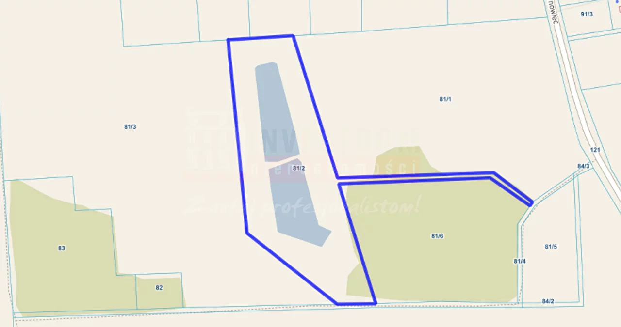 Działka 29 600,00 m², oferta nr , 16393, Tarnowiec