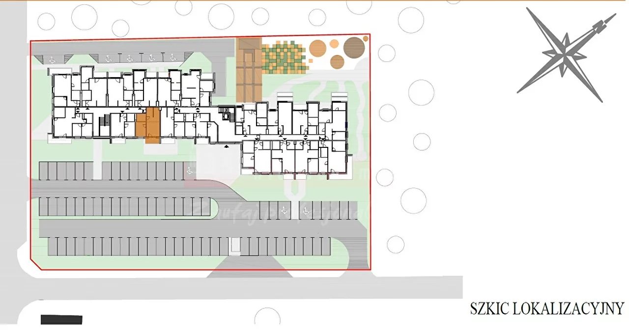 2 pokoje, mieszkanie 47,08 m², piętro 1, oferta nr , 15510, Gogolin