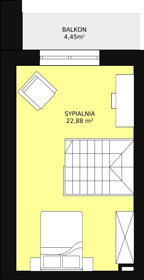 1 pokój, apartament 87,08 m², piętro 4, oferta nr 4_8, New Iron, Łódź, Śródmieście, ul. Andrzeja Struga 22