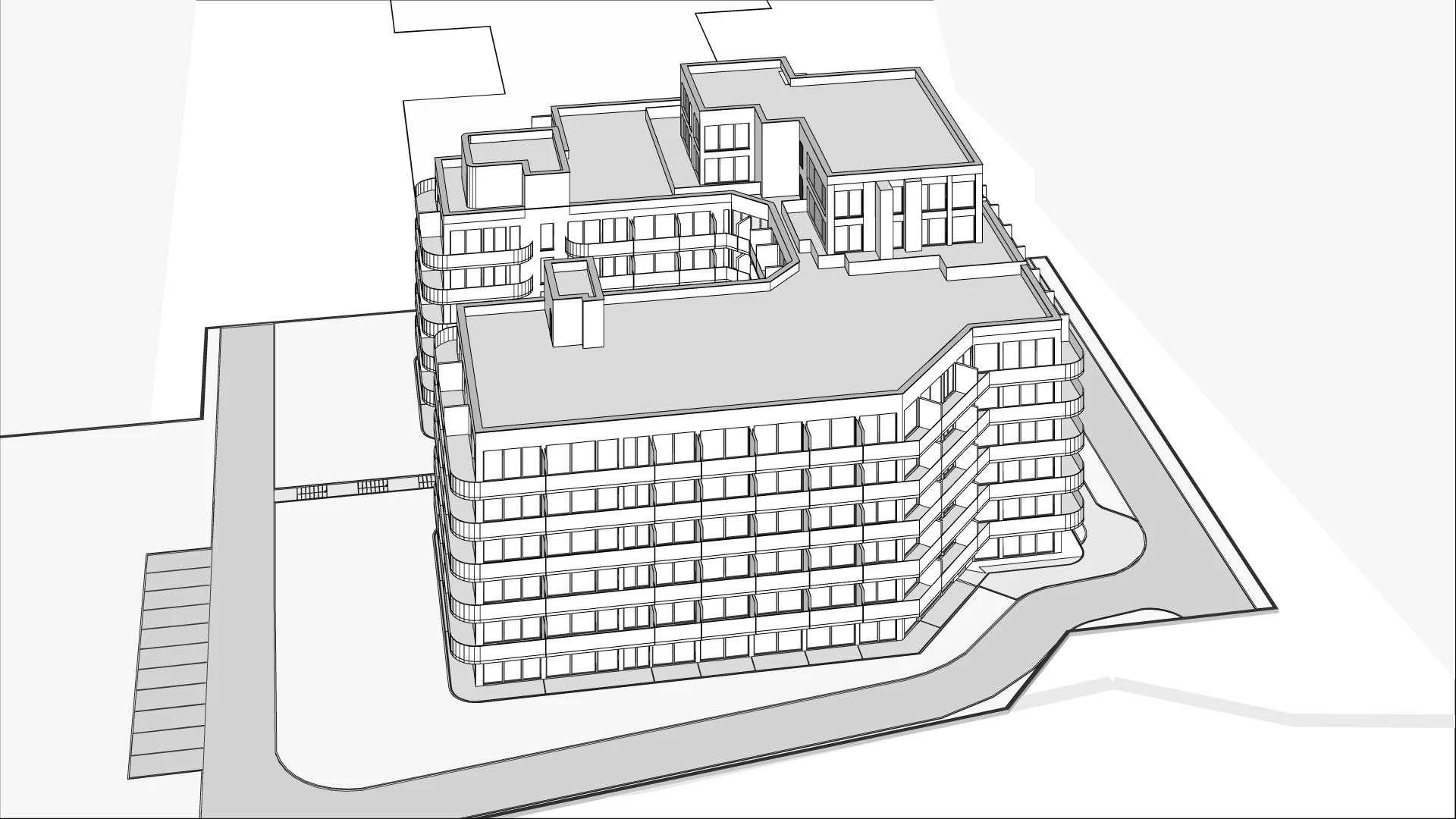 Wirtualna makieta 3D apartamentu inwestycyjnego 28.7 m², 229