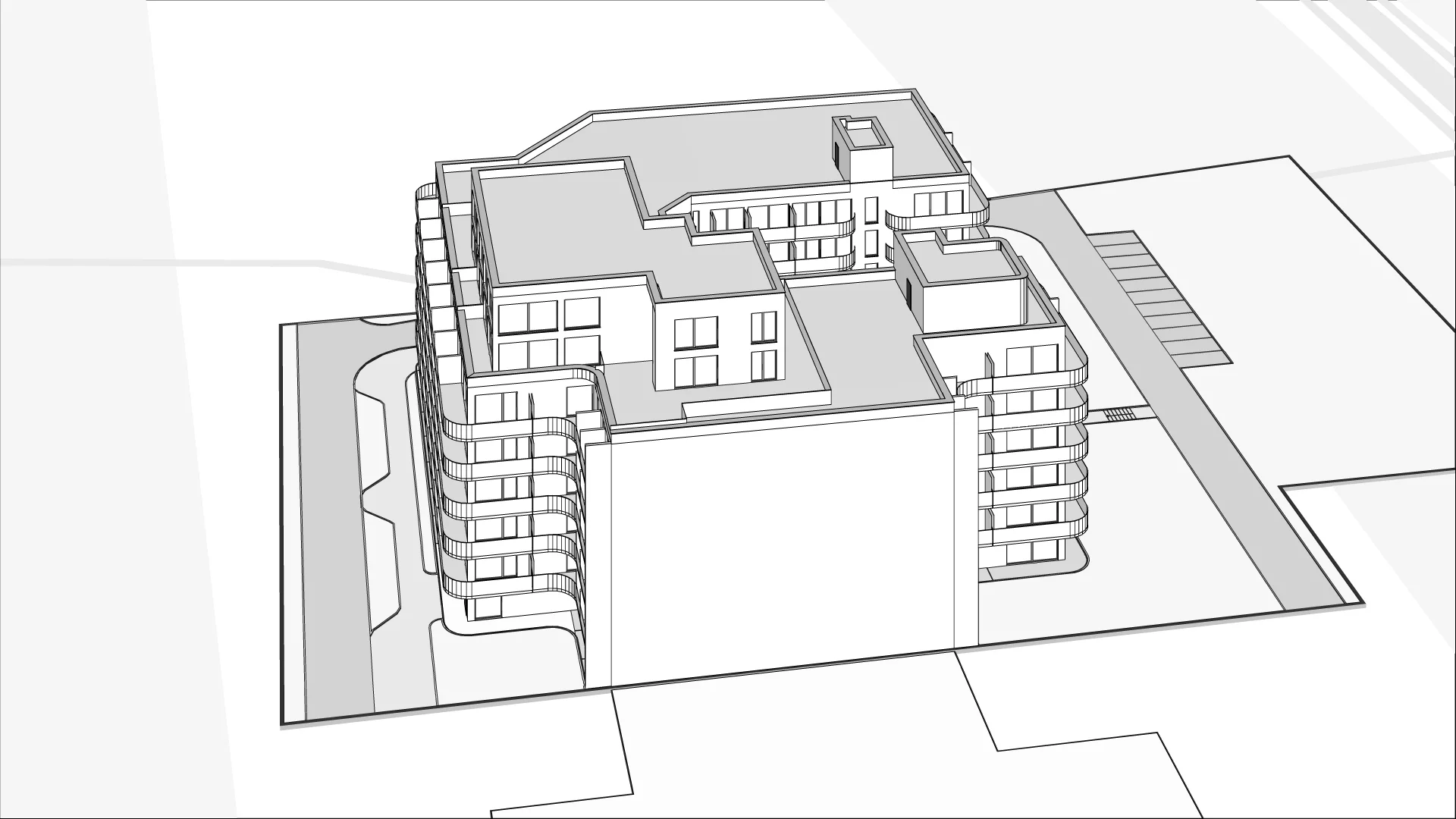 Wirtualna makieta 3D apartamentu inwestycyjnego 27.6 m², 020