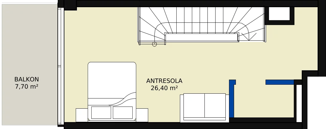2 pokoje, mieszkanie 57,20 m², piętro 4, oferta nr 408, Apollo Resort, Świnoujście, Dzielnica Nadmorska, ul. Uzdrowiskowa