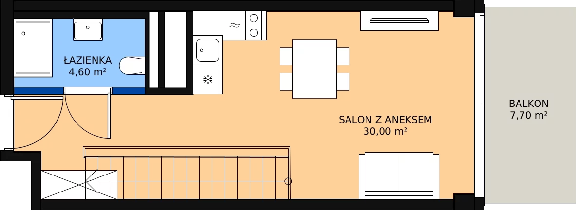 Zalety mieszkania 65 m², 413