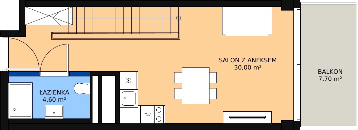 Zalety mieszkania 65 m², 414