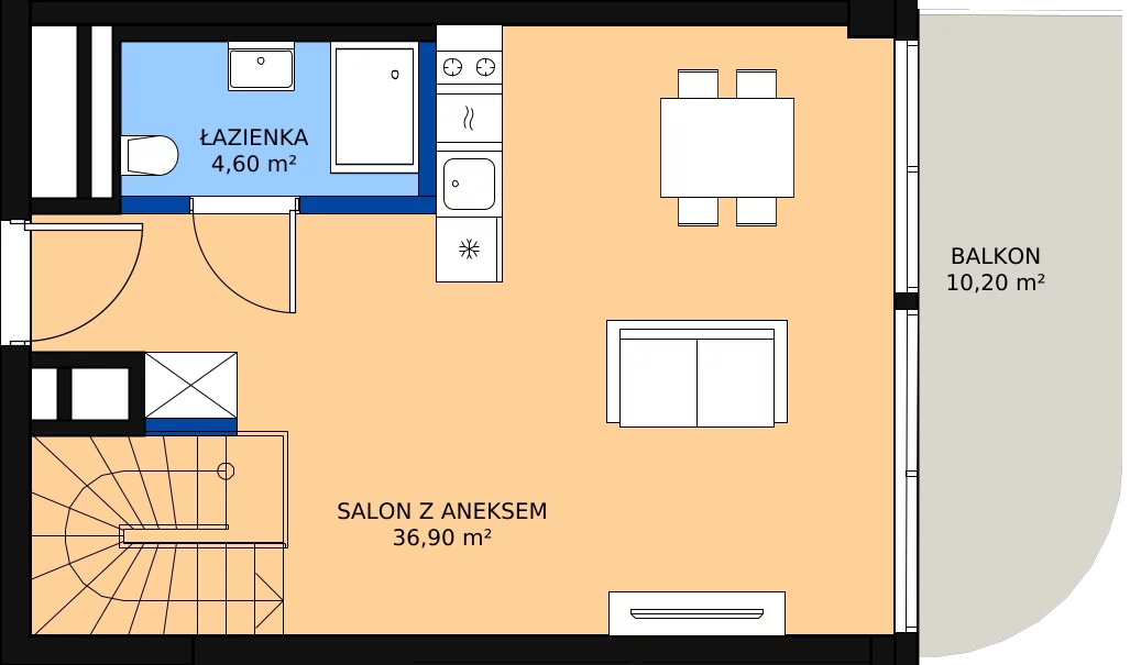 Zalety mieszkania 78.7 m², 430