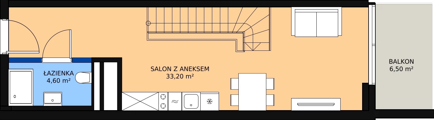 Zalety mieszkania 71.3 m², 435