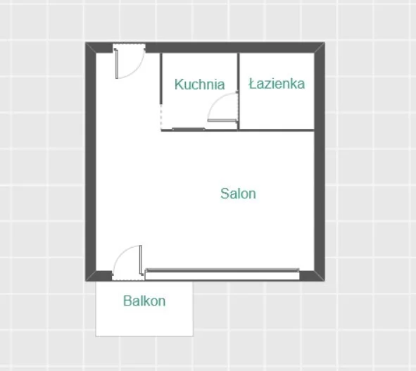 1 pokój, mieszkanie 18,23 m², piętro 1, oferta nr , 2593/7393/OMS, Rzeszów, al. Gen. Leopolda Okulickiego