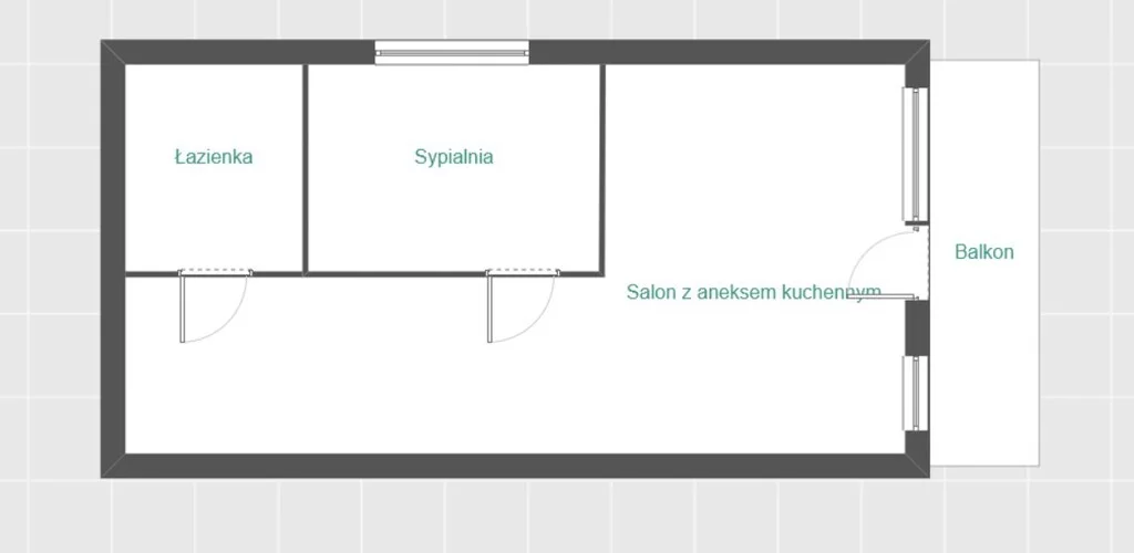 2 pokoje, mieszkanie 37,58 m², piętro 7, oferta nr , 396/7393/OMW, Rzeszów, Miła