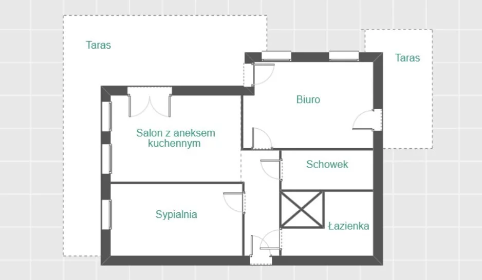 3 pokoje, mieszkanie 59,35 m², piętro 6, oferta nr , 2530/7393/OMS, Rzeszów, Hetmańska