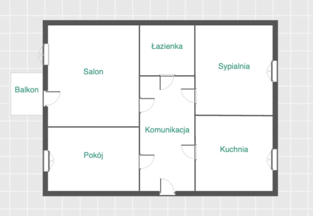 3 pokoje, mieszkanie 58,50 m², piętro 4, oferta nr , 2590/7393/OMS, Rzeszów, Obrońców Poczty Gdańskiej