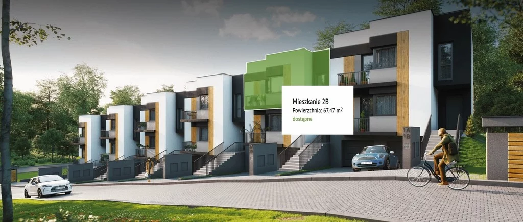 Mieszkanie trzypokojowe 67,47 m², Rzeszów, Tkacka, Sprzedaż