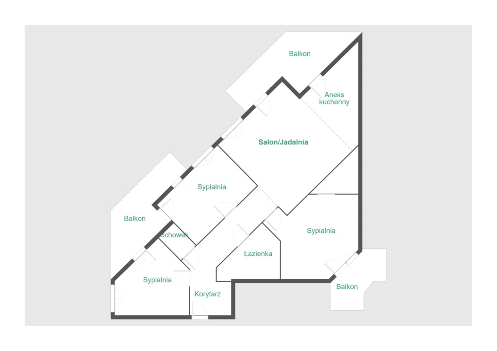 4 pokoje, mieszkanie 87,22 m², piętro 1, oferta nr , 2589/7393/OMS, Rzeszów, Mieczysławy Ćwiklińskiej