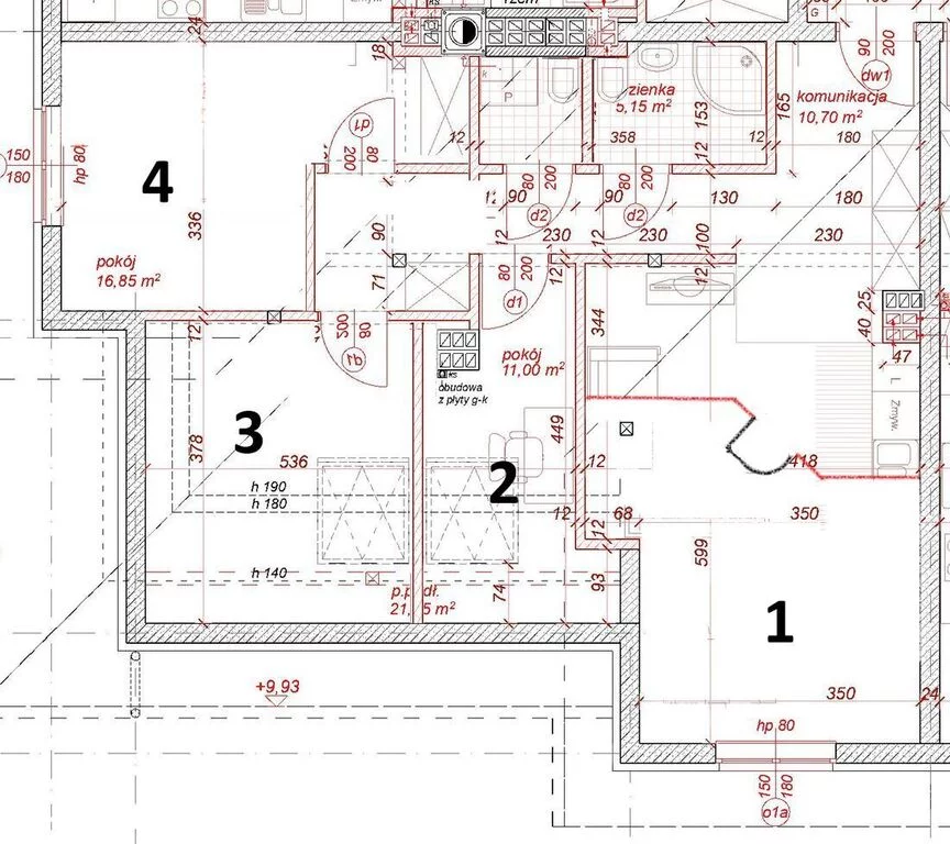 4 pokoje, mieszkanie 66,25 m², piętro 3, oferta nr , 2607/7393/OMS, Rzeszów, Strażacka
