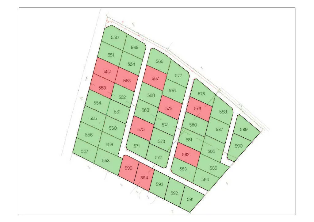 Działka 616,00 m², oferta nr , 1420200, Częstochowa