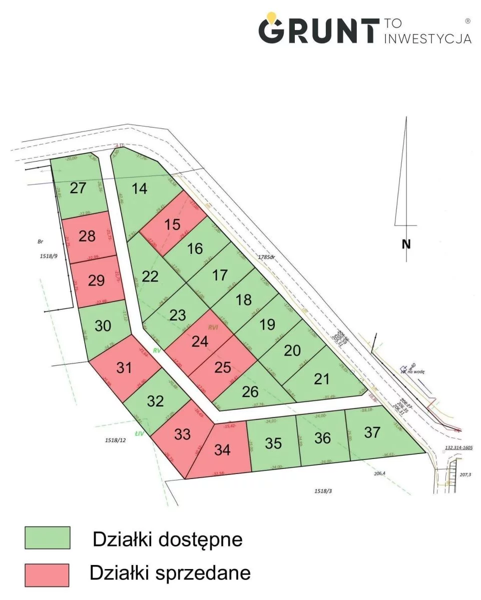 Działka 509,00 m², oferta nr , 1270200, Kłobuck