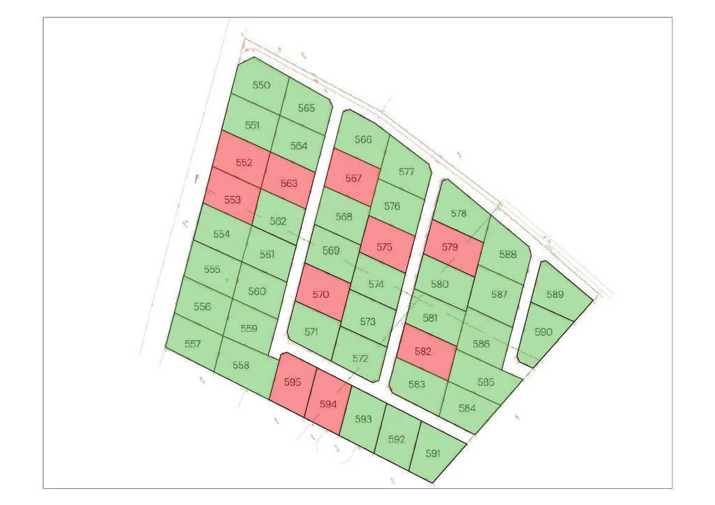 Działka 616,00 m², oferta nr , 2620200, Kłobuck