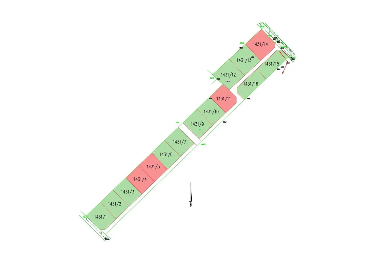 Działka 1 076,00 m², oferta nr , 540200, Miedźno