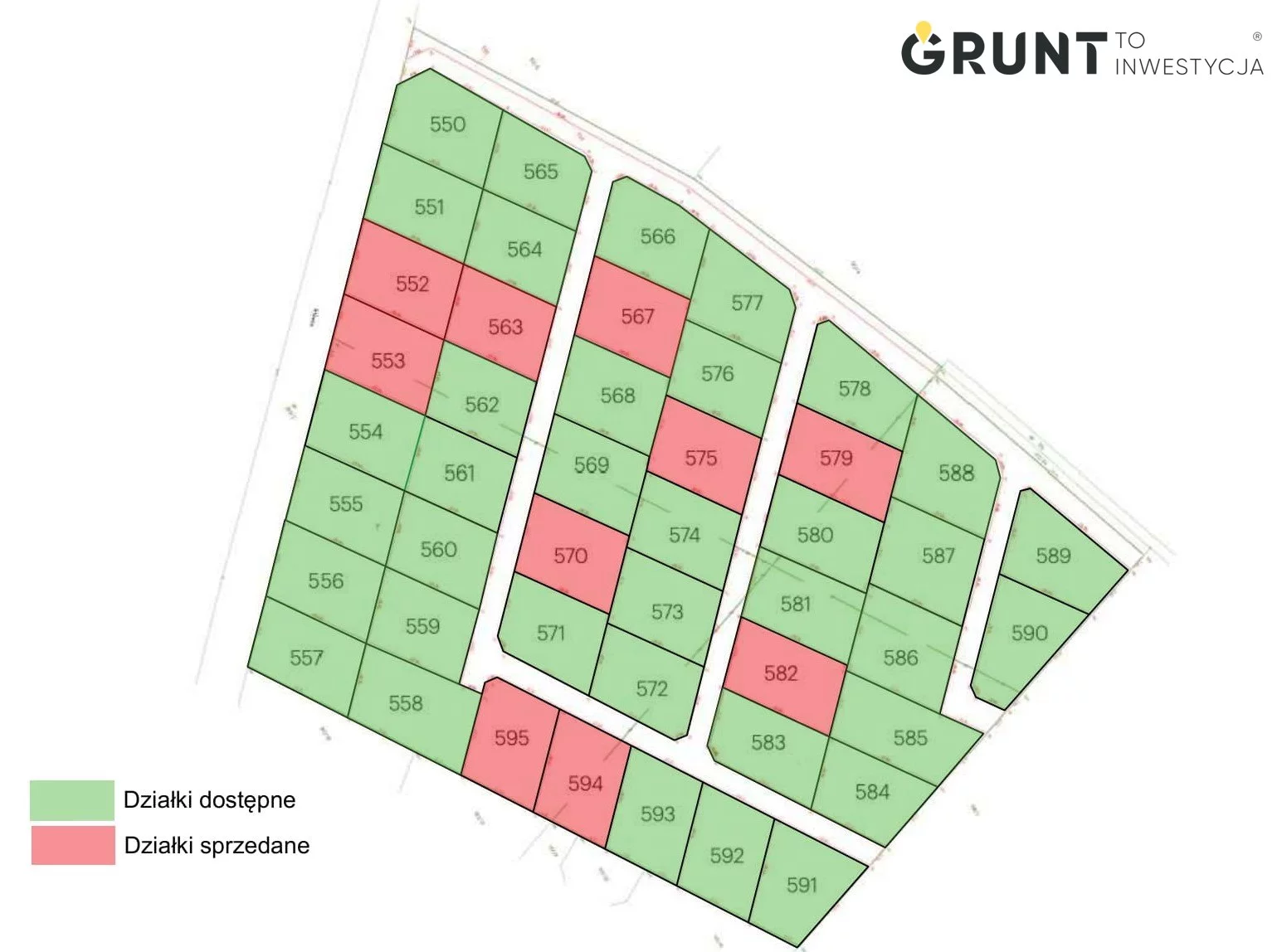 Działka na sprzedaż, 616,00 m², oferta nr 219