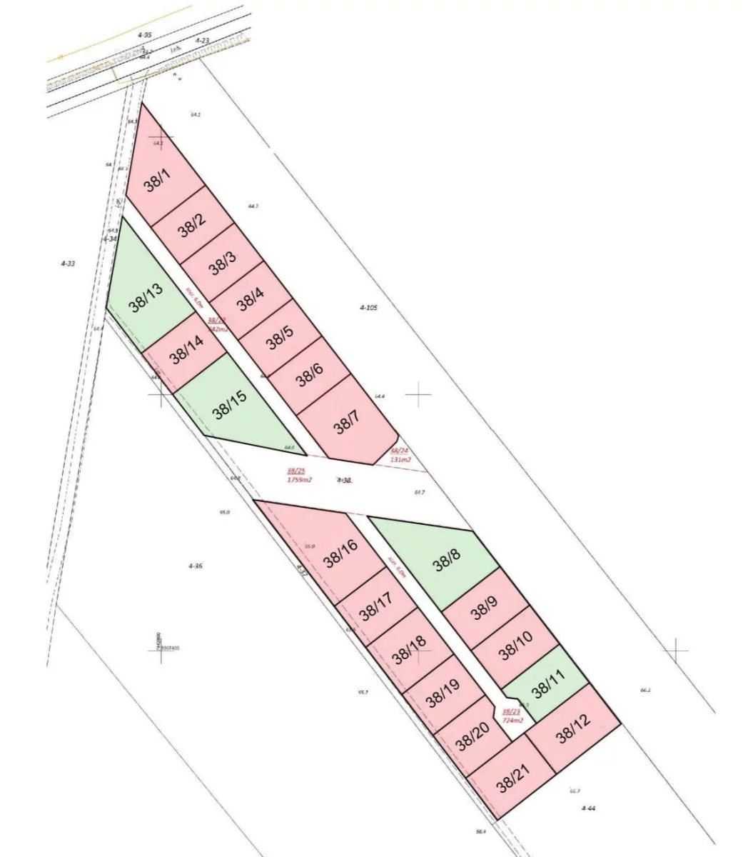 Działka 511,00 m², oferta nr , 440200, Pasłęk