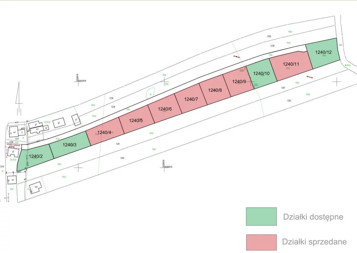 Działka 809,00 m², oferta nr , 1390200, Żabno