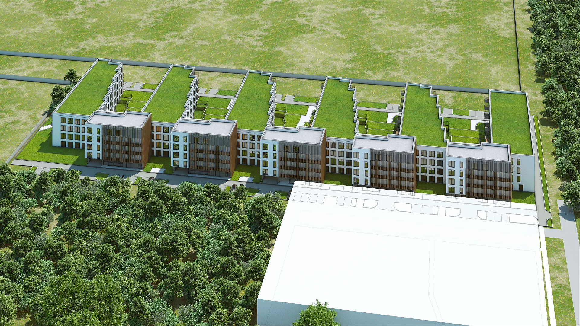 Wirtualna makieta 3D apartamentu 48.14 m², G13