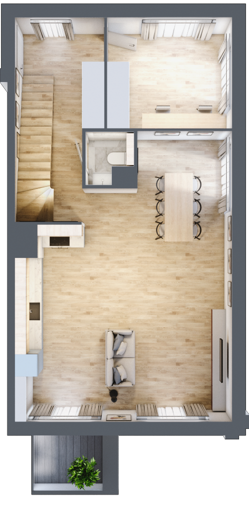 Apartament 100,54 m², piętro 3, oferta nr E18, Nowe Żerniki Bieńkowskiego, Wrocław, Żerniki, Fabryczna, ul. Bieńkowskiego