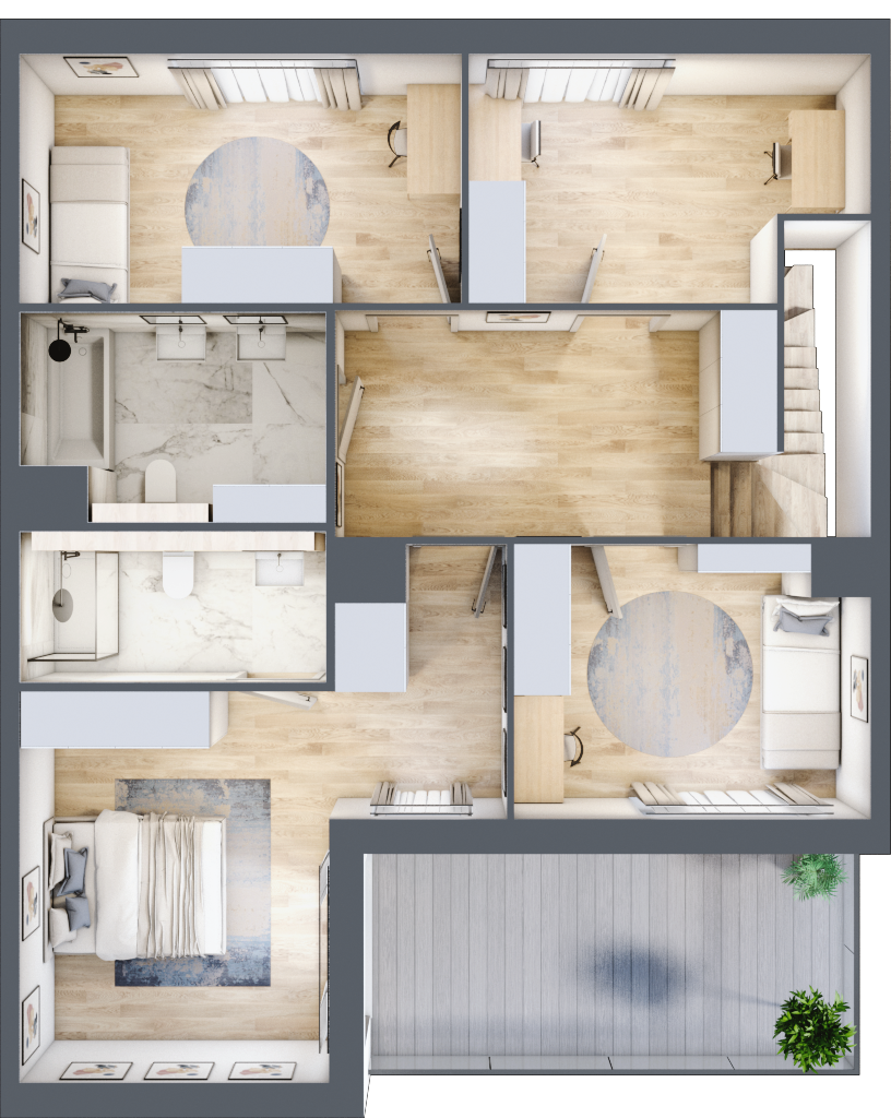 Apartament 118,31 m², piętro 3, oferta nr E19, Nowe Żerniki Bieńkowskiego, Wrocław, Żerniki, Fabryczna, ul. Bieńkowskiego