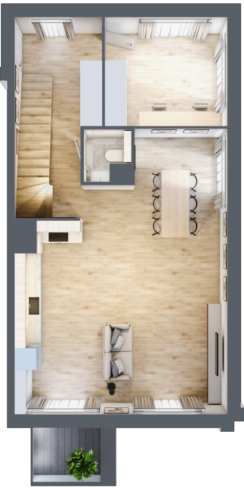 Apartament 100,54 m², piętro 3, oferta nr G19, Nowe Żerniki Bieńkowskiego, Wrocław, Żerniki, Fabryczna, ul. Bieńkowskiego