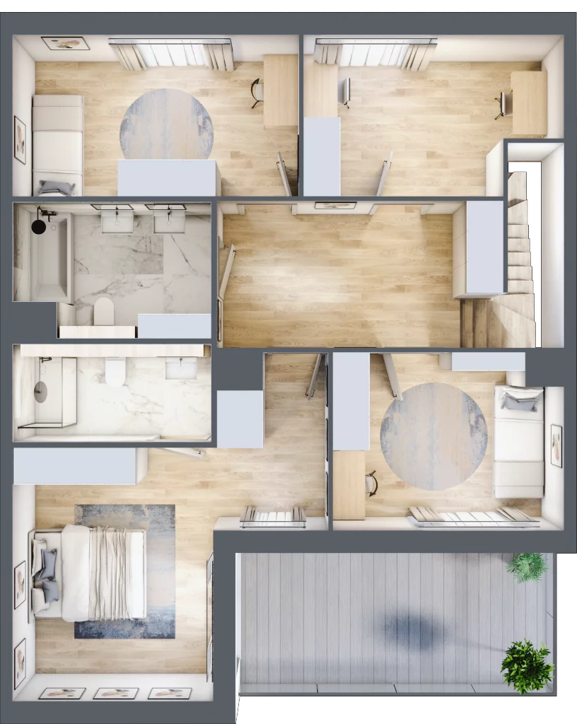 Apartament 118,31 m², piętro 3, oferta nr G20, Nowe Żerniki Bieńkowskiego, Wrocław, Żerniki, Fabryczna, ul. Bieńkowskiego