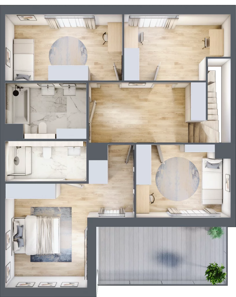 Apartament 118,31 m², piętro 3, oferta nr I20, Nowe Żerniki Bieńkowskiego, Wrocław, Żerniki, Fabryczna, ul. Bieńkowskiego