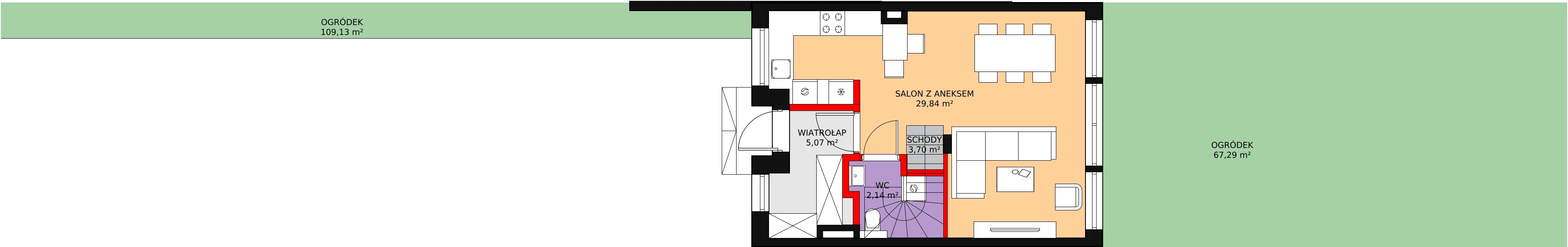 Dom 80,17 m², oferta nr II15, Triton Country, Stara Wieś, ul. Głogowa 28