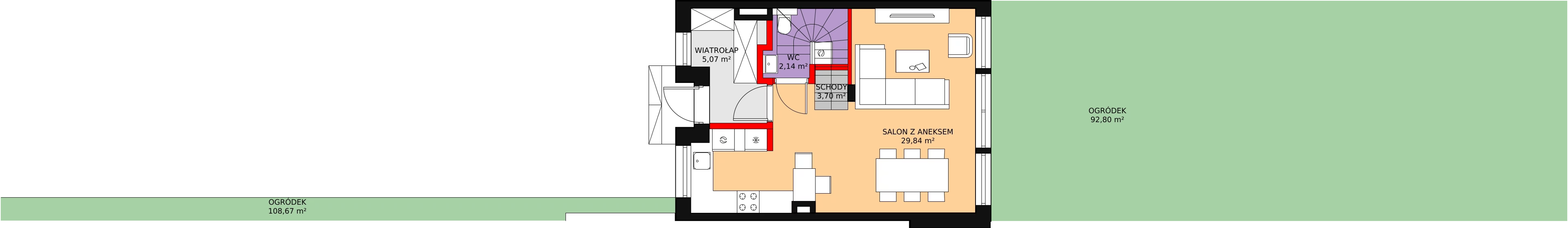 Dom 80,17 m², oferta nr II18, Triton Country, Stara Wieś, ul. Głogowa 28