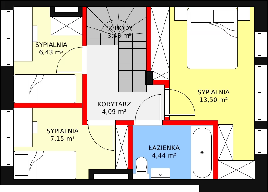 Dom 80,17 m², oferta nr II18, Triton Country, Stara Wieś, ul. Głogowa 28