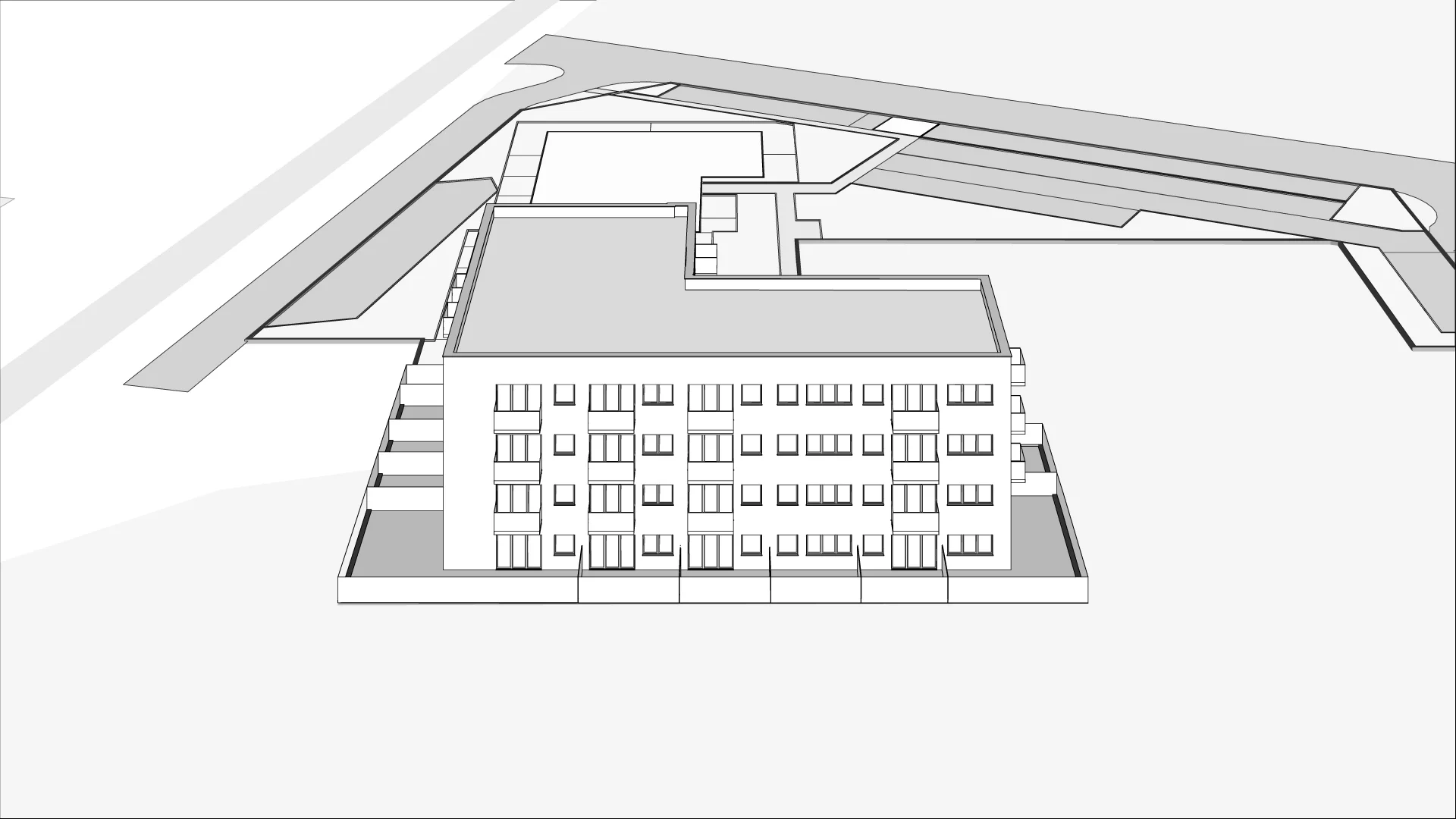 Wirtualna makieta 3D mieszkania 53.56 m², C_M34