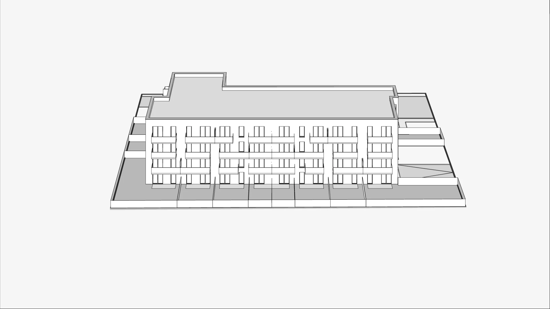 Wirtualna makieta 3D mieszkania 40.41 m², B28