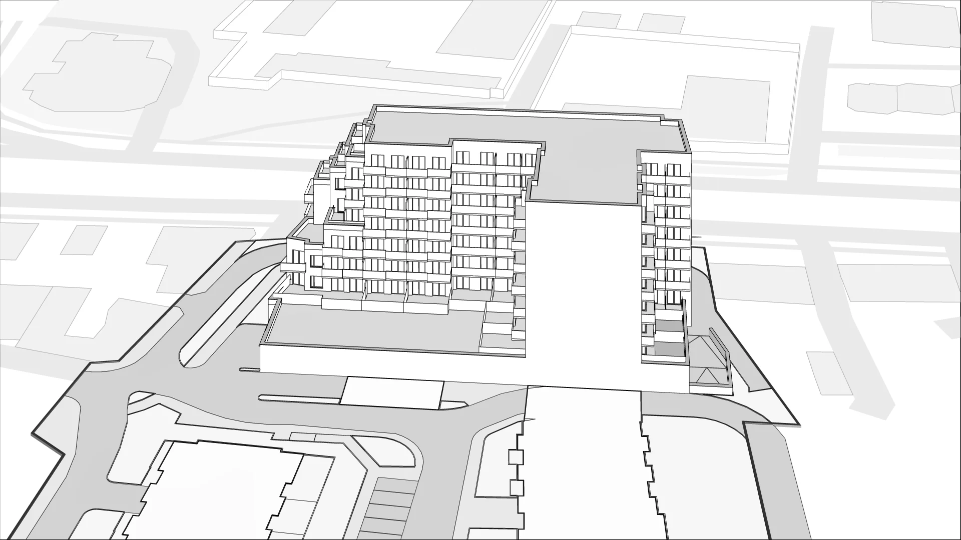 Wirtualna makieta 3D mieszkania 40.65 m², ONH-C-KLF18-LM52