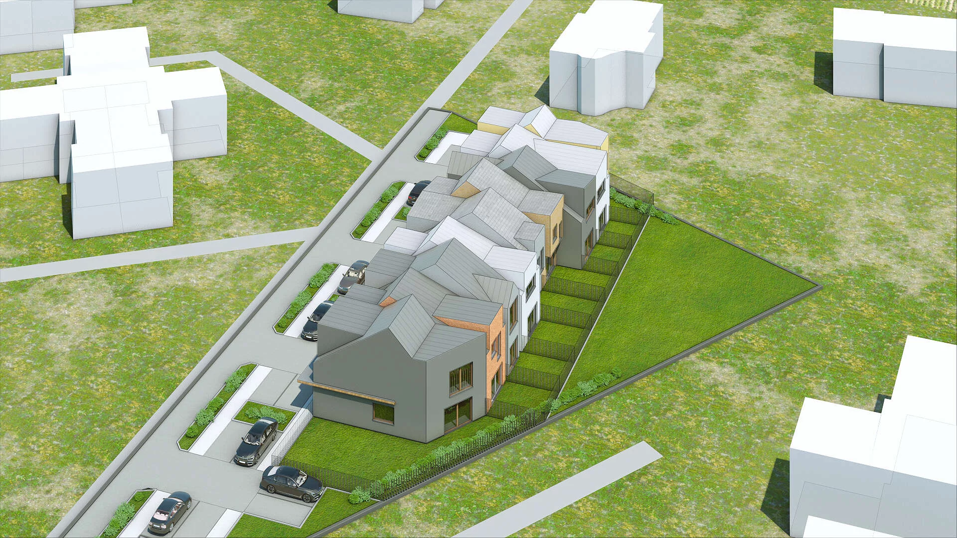 Wirtualna makieta 3D domu 92.19 m², 1B