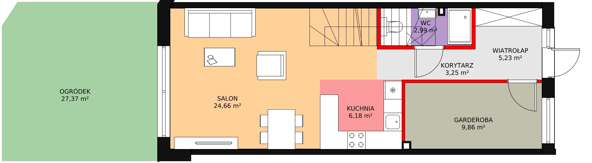 Dom 98,86 m², oferta nr 2, Smart Shape, Mierzyn, ul. Wykopaliskowa 17