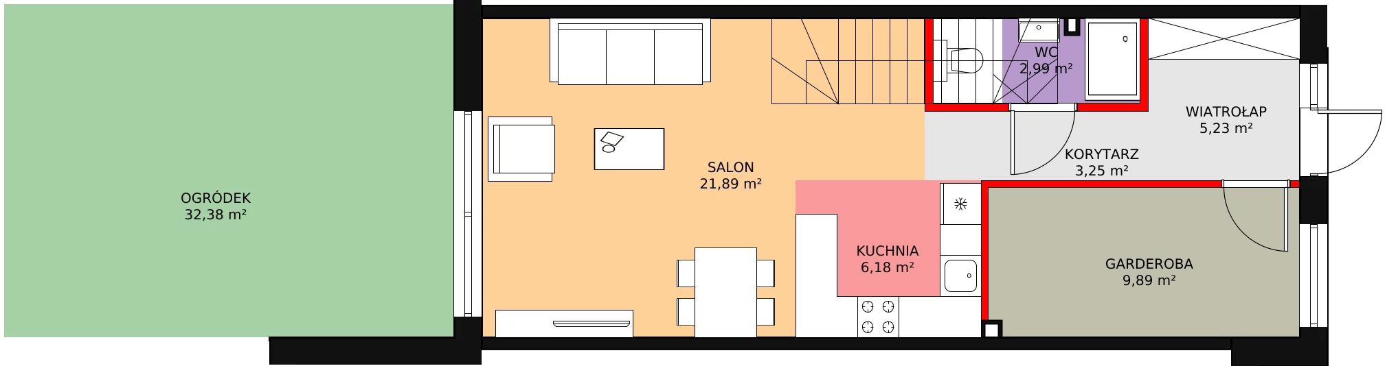 Dom 99,38 m², oferta nr 6, Smart Shape, Mierzyn, ul. Wykopaliskowa 17