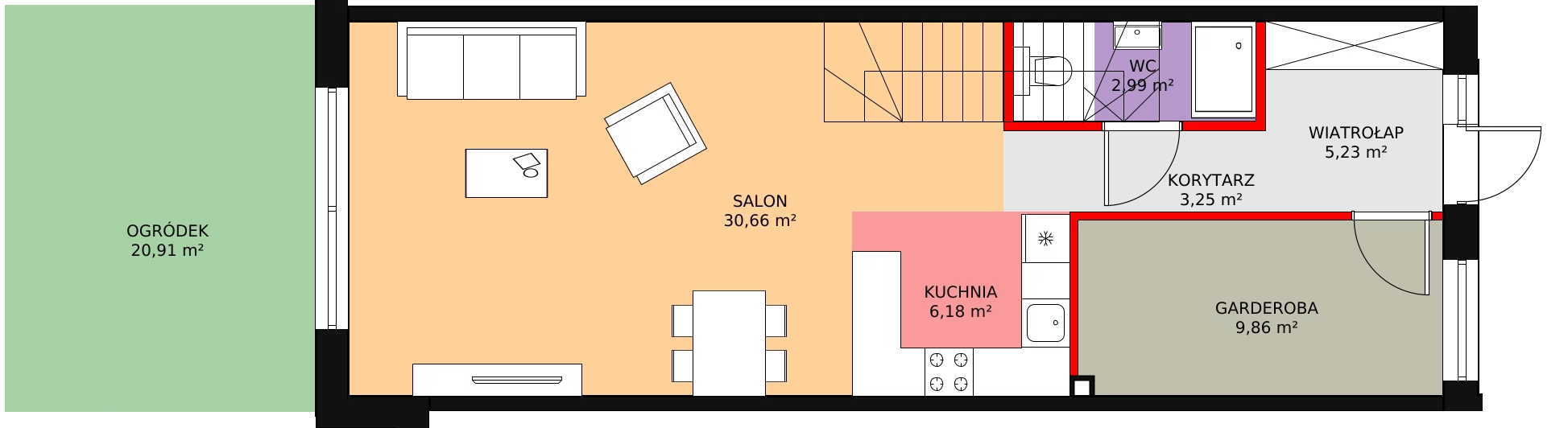 Dom 113,29 m², oferta nr 8, Smart Shape, Mierzyn, ul. Wykopaliskowa 17