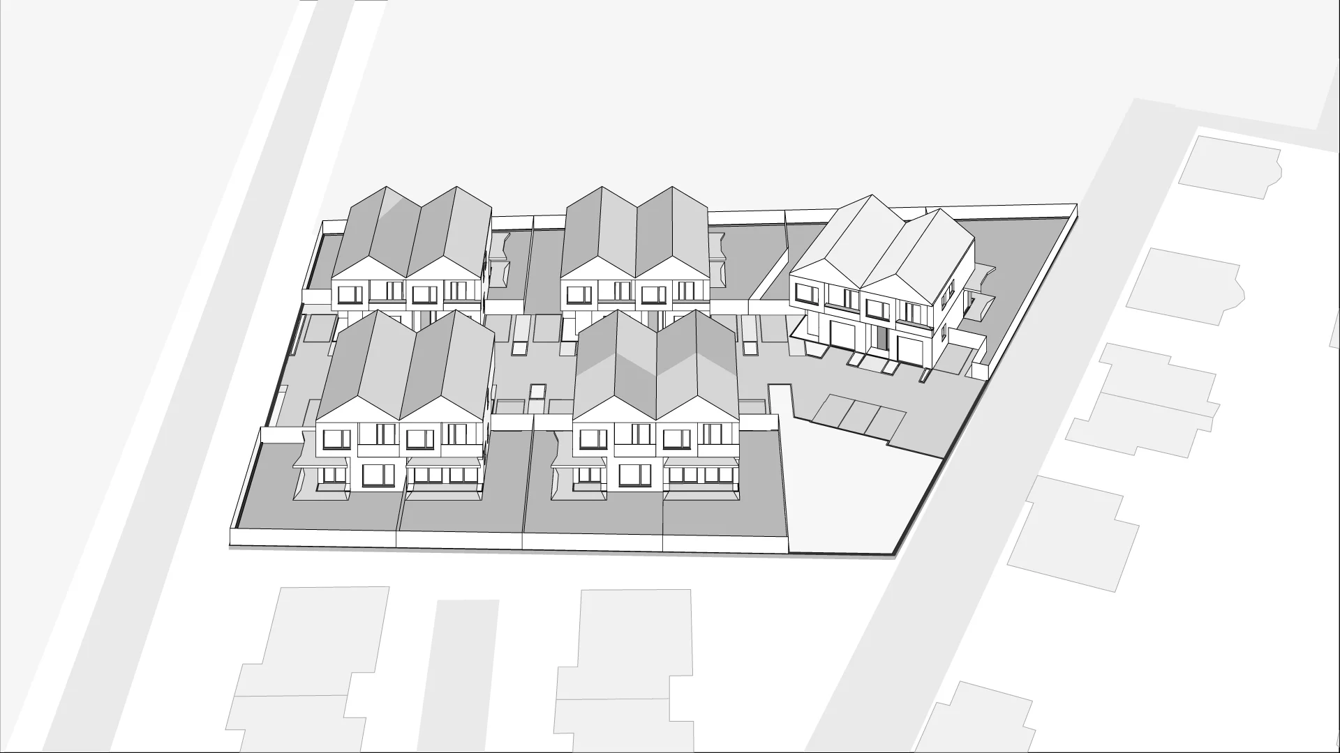 Wirtualna makieta 3D inwestycji Osiedle Borków 58