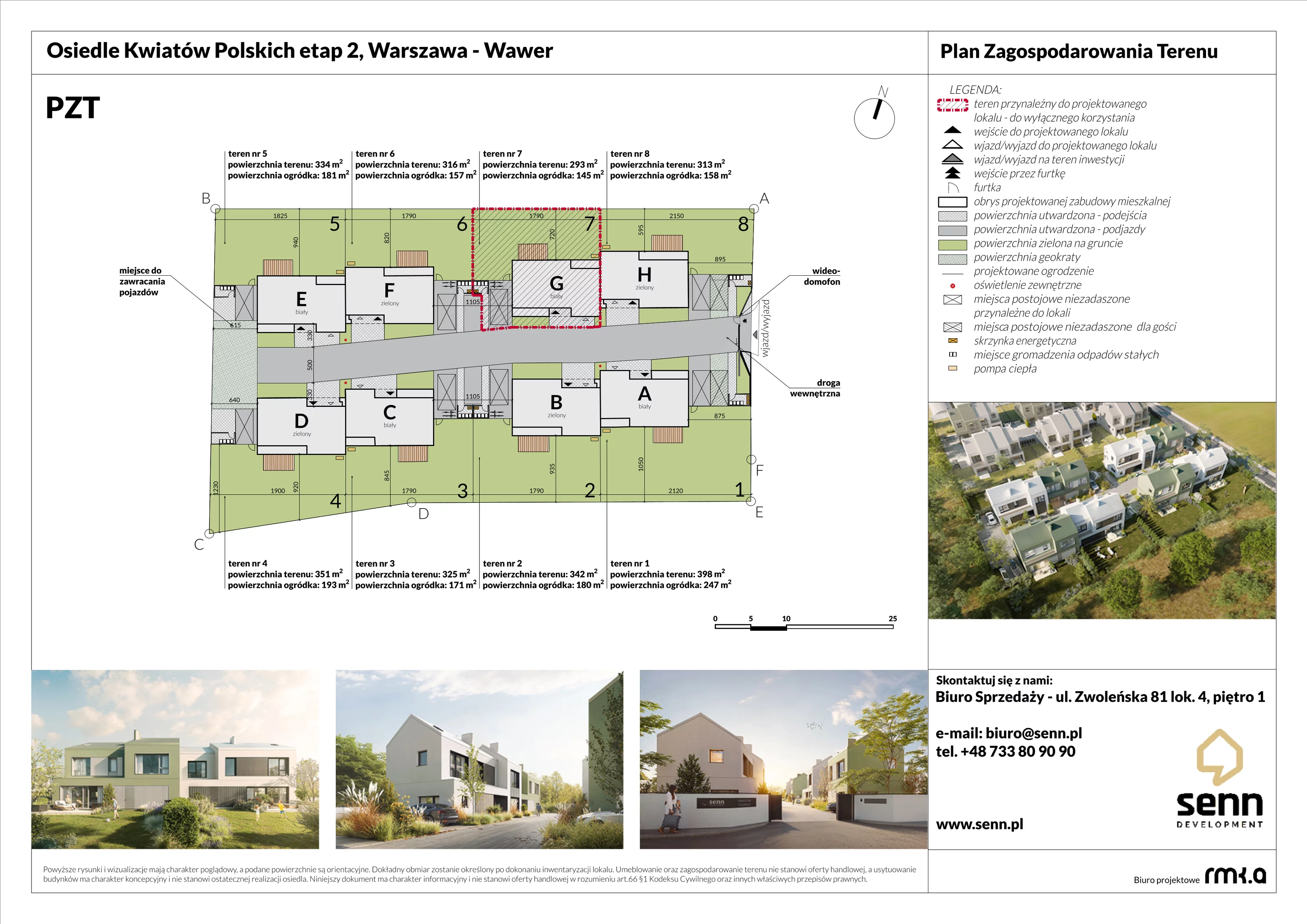 Dom 126,17 m², oferta nr II. G, Osiedle Kwiatów Polskich | Etapy 2 i 3, Warszawa, Wawer, Zerzeń, ul. Kwiatów Polskich 16