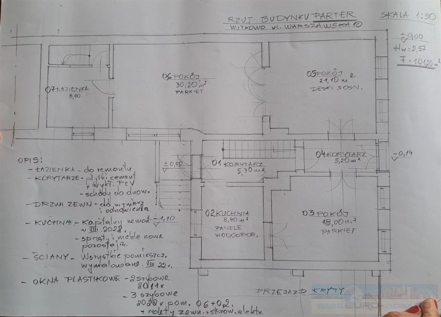 Dom 2 999,00 m², oferta nr , EDO-DS-5557, Witkowo, Warszawska